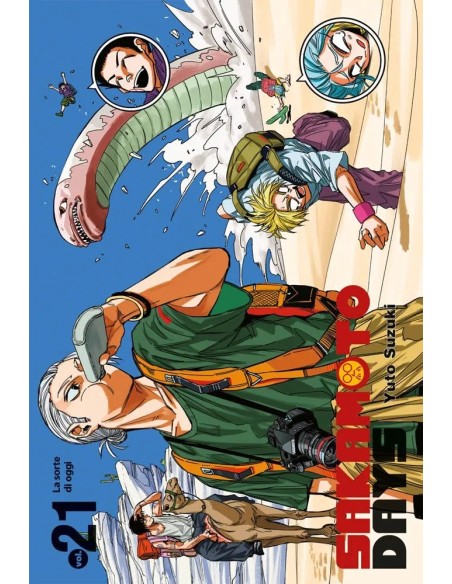 SAKAMOTO DAYS 21 VARIANT CON IMMAGINE FULL ART IN QUARTA DI SOVRACOVER