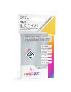 50 PRIME RETRO SLEEVES - CLEAR