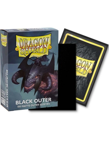 100 BUSTINE STANDARD - OUTER SLEEVES MATTE BLACK