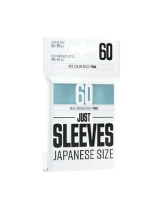 JUST SLEEVES - 60 JAPANESE SIZE CARD GAME SLEEVE - CLEAR