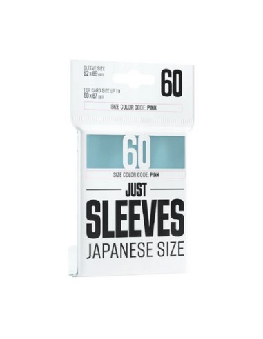 JUST SLEEVES - 60 JAPANESE SIZE CARD GAME...