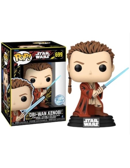 STAR WARS: PHANTOM MENACE 25TH ANNIVERSARY - OBI-WAN KENOBI (RETRO) - FUNSIDE20 EXCLUSIVE - POP 699