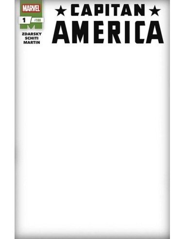 CAPITAN AMERICA 1 BLANK VARIANT - CAPITAN...