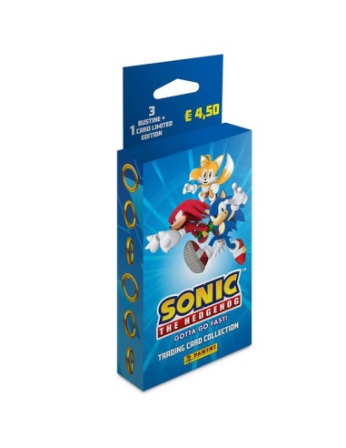 SONIC ``GOTTA GO FAST`` TRADING CARD ECOBLISTER...