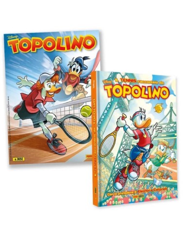 TOPOLINO 3650 CON TOPOLIBRO``IL TENNIS...