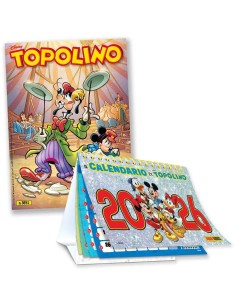 TOPOLINO 3651 CON CALENDARIO DA TAVOLO 2026