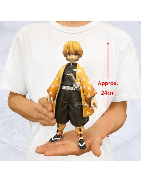 DEMON SLAYER - GRANDISTA - ZENITSU AGATSUMA (NORMAL COLOR VER.) - STATUA 24CM