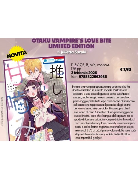 OTAKU VAMPIRE`S LOVE BITE 1 LIMITED EDITION