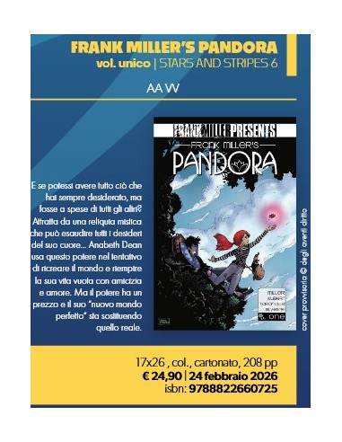 FRANK MILLER`S PANDORA - STARS AND STRIPES 6