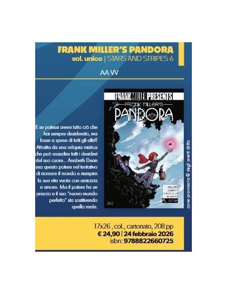 FRANK MILLER`S PANDORA - STARS AND STRIPES 6