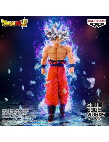 DRAGON BALL SUPER - SOLID EDGE WORKS - SON GOKU - STATUA 20CM