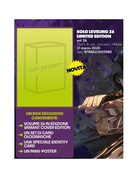 SOLO LEVELING 26 LIMITED EDITION