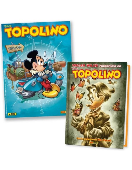 TOPOLINO 3653 CON TOPOLIBRO ``OSCAR WILDE RACCONTATO DA TOPOLINO``