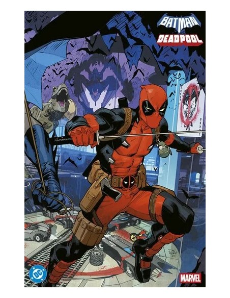 BATMAN/DEADPOOL - VARIANT WRAPAROUND DI DAN MORA