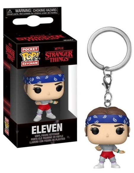 STRANGER THINGS - ELEVEN WITH BANDANA - POCKET POP KEYCHAIN