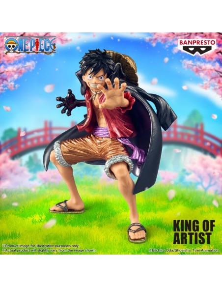 ONE PIECE - KING OF ARTIST - MONKEY D. LUFFY - STATUA 19CM