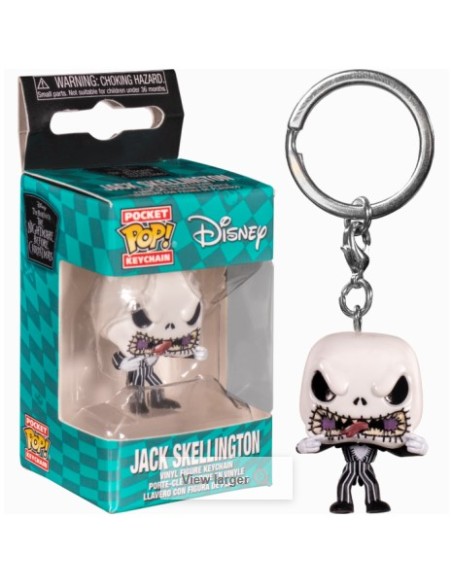 DISNEY - NIGHTMARE BEFORE CHRISTMAS - JACK (SCARY FACE) - POCKET POP KEYCHAIN