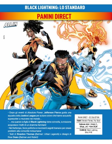 BLACK LIGHTNING: LO STANDARD - DC COLLECTION