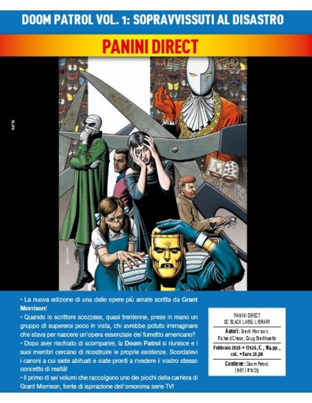 DOOM PATROL VOL. 1 SOPRAVVISSUTI AL DISASTRO - DC BLACK LABEL LIBRARY