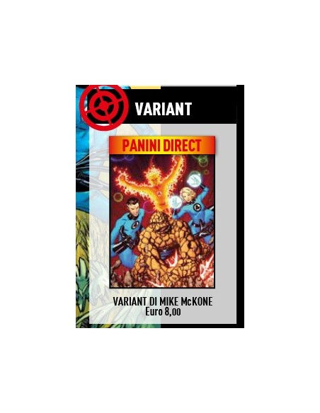 FANTASTICI QUATTRO 470 VARIANT DI MIKE MCKONE - FANTASTICI QUATTRO 1