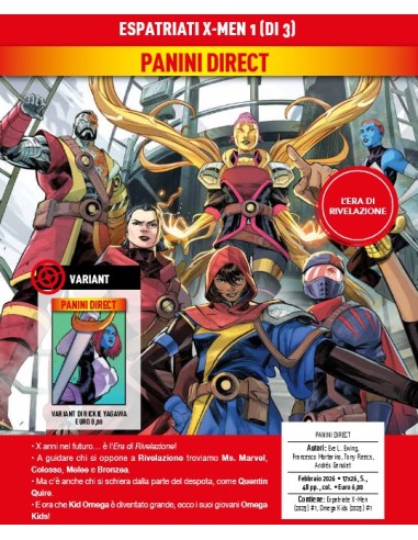 ESPATRIATI X-MEN 1 (di 3)