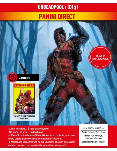 DEADPOOL 180 - UNDEADPOOL 1 (di 3)