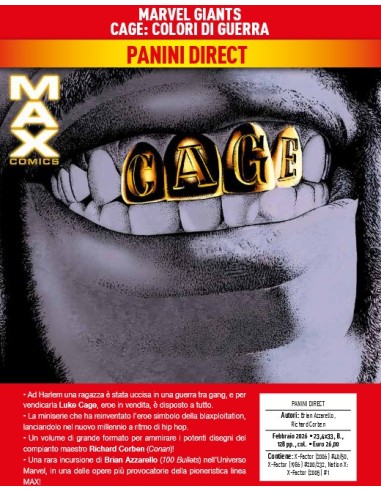 MARVEL GIANTS CAGE: COLORI DI GUERRA