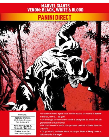 MARVEL GIANTS VENOM: BLACK, WHITE & BLOOD