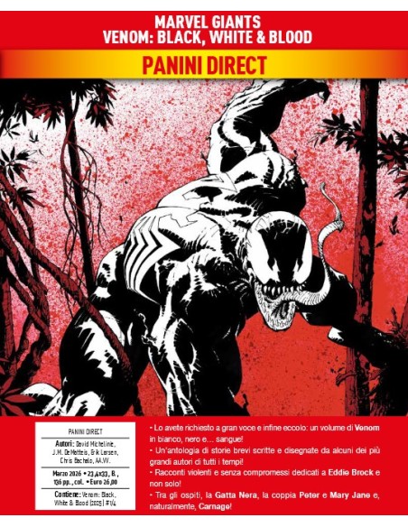 MARVEL GIANTS VENOM: BLACK, WHITE & BLOOD