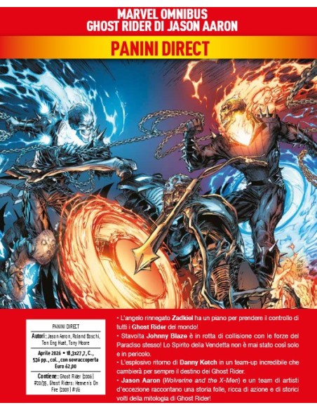 MARVEL OMNIBUS GHOST RIDER DI JASON AARON