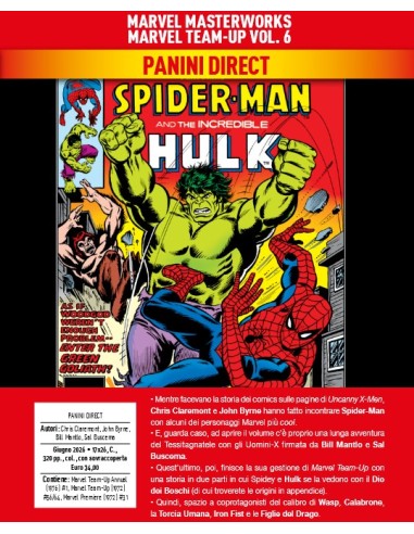 MARVEL MASTERWORKS MARVEL TEAM-UP 6