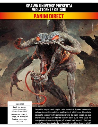 SPAWN UNIVERSE PRESENTA VIOLATOR: LE ORIGINI