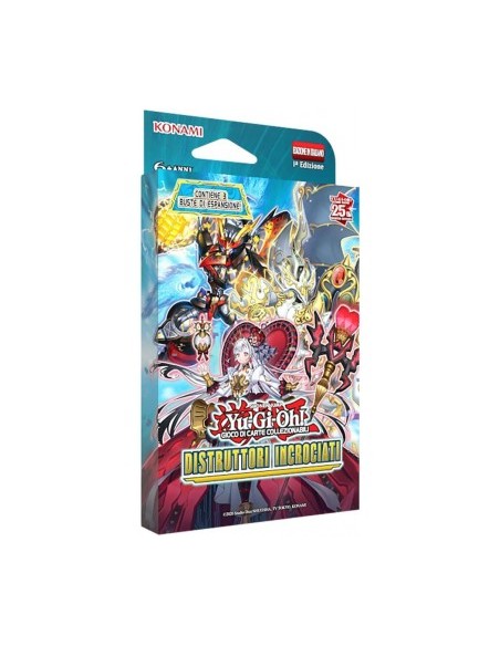 YU-GI-OH! TUCKBOX - DISTRUTTORI INCROCIATI (3 BUSTE) - CROSSOVER BREAKERS - ITA