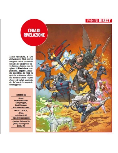 X-FORCE 65 - SINISTER`S SIX 2 (di 3)