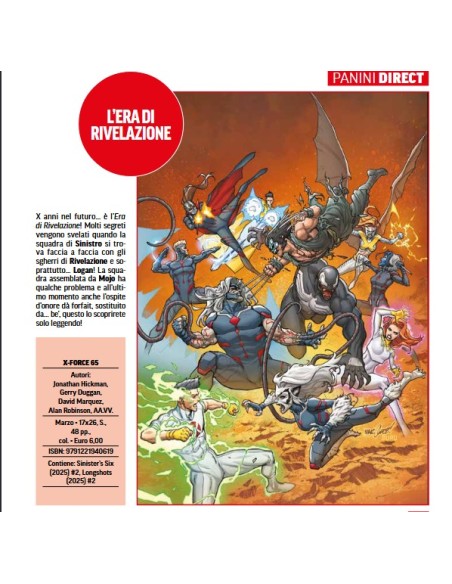 X-FORCE 65 - SINISTER`S SIX 2 (di 3)