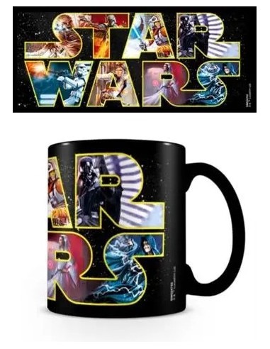 STAR WARS - HEAT CHANGE - LOGO CHARACTERS - TAZZA