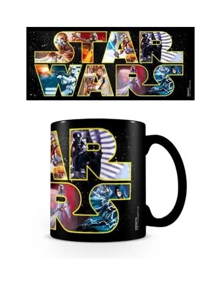 STAR WARS - HEAT CHANGE - LOGO CHARACTERS - TAZZA