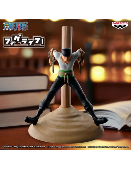 ONE PIECE - FIGURE LIFE - ZORO - STATUA 17CM