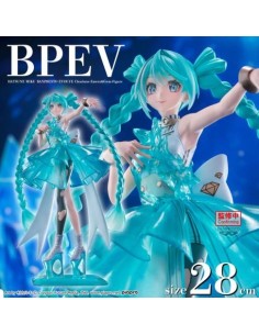 HATSUNE MIKU - CLEARLUXE - EMERALD GEM - STATUA 28CM 2