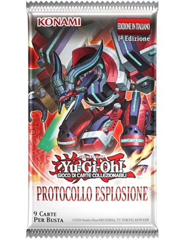 YU-GI-OH! - PROTOCOLLO ESPLOSIONE - BUSTA -...