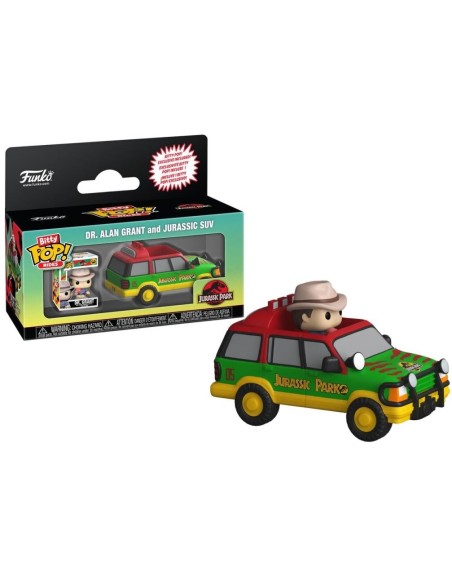 JURASSIC PARK - JURASSIC SUV W/DR. G - BITTY POP