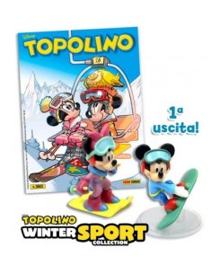 TOPOLINO 3663 CON STATUINE INVERNALI ``TOPOLINO E MINNI``