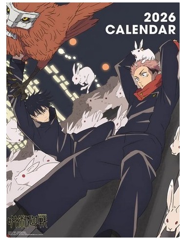JUJUTSU KAISEN CALENDARIO WALL LARGE 2026