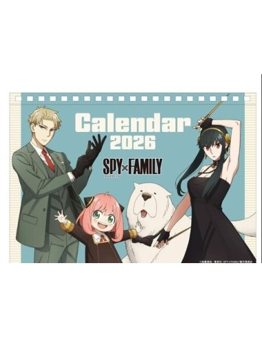 SPY X FAMILY CALENDARIO DESK SMALL 2026