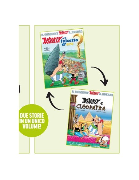 ASTERIX POCKET: ASTERIX E IL FALCETTO D`ORO/ASTERIX E CLEOPATRA