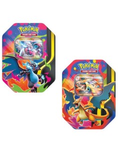 POKEMON MEGA CHARIZARD TIN ASSORTITO - CARTA OLOGRAFICA...
