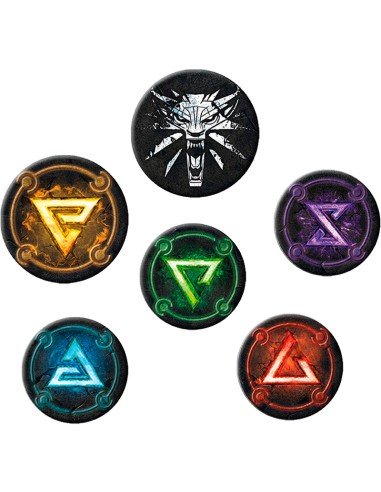 THE WITCHER -6-PACK BADGES