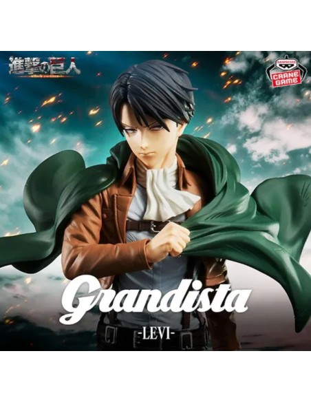 ATTACK ON TITAN - GRANDISTA - LEVI - STATUA 27CM