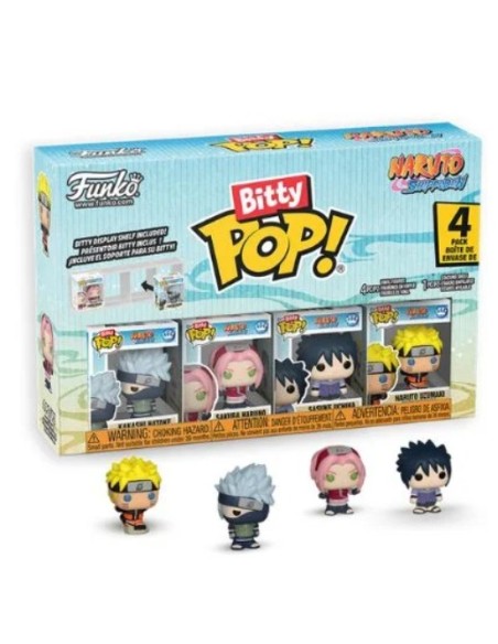 NARUTO SHIPPUDEN - KAKASHI HATAKE - TEAM 7 WITHCHASE (4PK) - BITTY POP