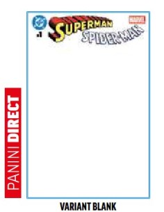 SUPERMAN/SPIDER-MAN 1 VARIANT BLANK - DC BESTSELLER